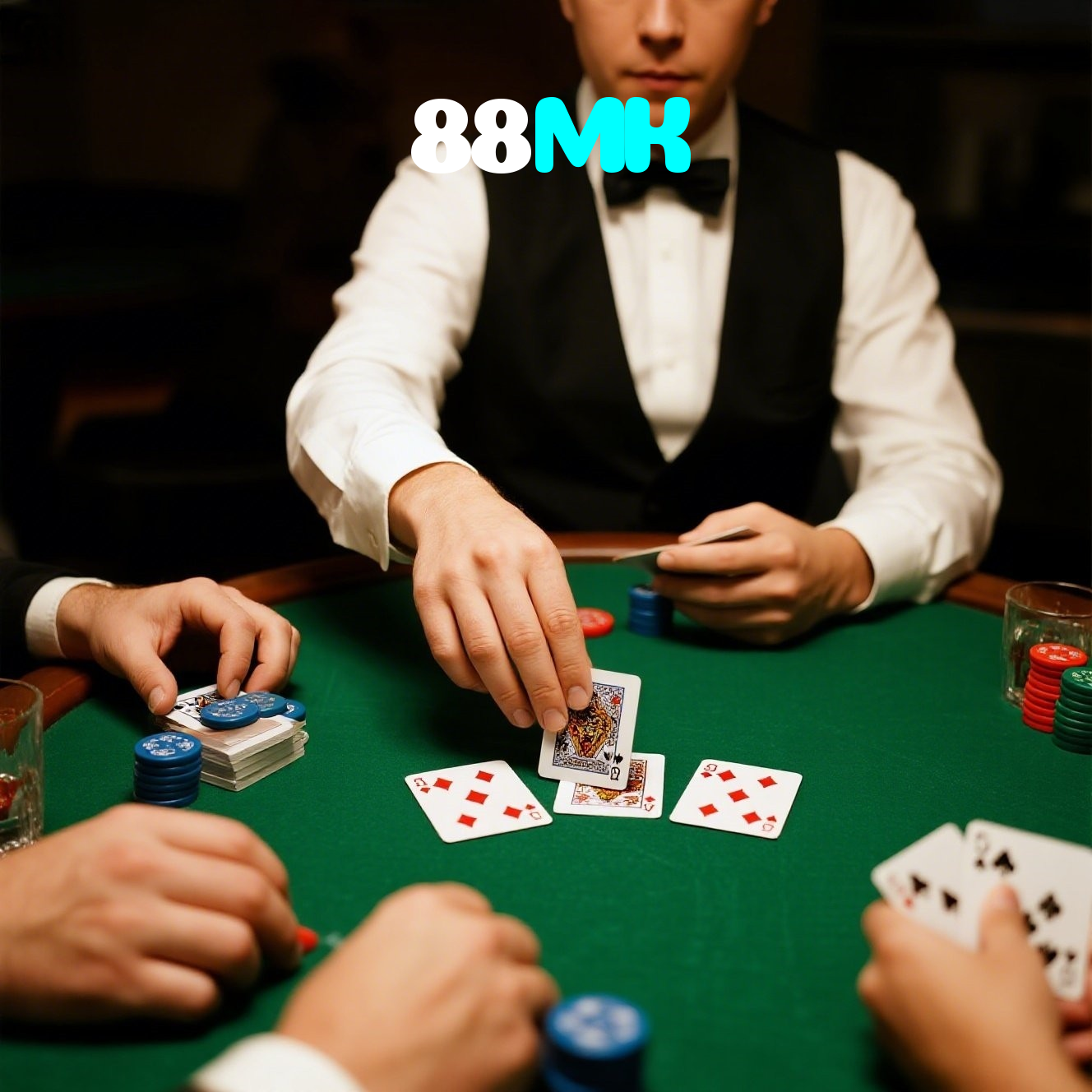 88MK:Jogue nas mesas de poker e se torne um campeão das cartas!